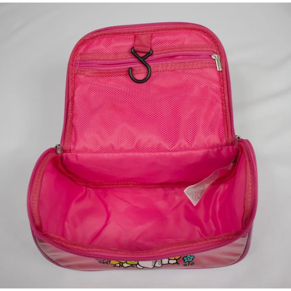 Sanrio My Melody Pink Waterproof Cosmetic Toiletry Bag Travel Case Miniso READ